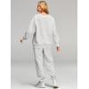 imageAUTOMET Womens 2 Piece Outfits Sweatsuit Oversized Sweatshirt Lounge Sets Baggy Sweatpants Fall Fashion with PocketsGrey
