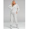 imageAUTOMET Womens 2 Piece Outfits Sweatsuit Oversized Sweatshirt Lounge Sets Baggy Sweatpants Fall Fashion with PocketsGrey
