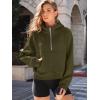 imageAUTOMET Womens Hoodies Fleece Fall Fashion Outfits Workout Sweatshirts Winter Jackets Oversized Pullover Tops Clothes 2025Armygreen
