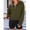 imageAUTOMET Womens Hoodies Fleece Fall Fashion Outfits Workout Sweatshirts Winter Jackets Oversized Pullover Tops Clothes 2025Armygreen