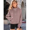 imageAUTOMET Womens Hoodies Fleece Fall Fashion Outfits Workout Sweatshirts Winter Jackets Oversized Pullover Tops Clothes 2025Darkpink