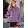 imageAUTOMET Womens Hoodies Fleece Fall Fashion Outfits Workout Sweatshirts Winter Jackets Oversized Pullover Tops Clothes 2025Purple