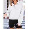 imageAUTOMET Womens Hoodies Fleece Fall Fashion Outfits Workout Sweatshirts Winter Jackets Oversized Pullover Tops Clothes 2025White