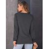 imageAUTOMET Womens Long Sleeve Shirts Casual Loose Fit Tees Solid Color Oversized Basic Tops Business Casual OutfitsBlack Grey