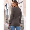 imageAUTOMET Womens Long Sleeve Shirts Casual Loose Fit Tops Fall Fashion Dressy Basic Trendy Outfits Clothes 2024Coffee Grey