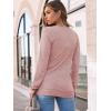 imageAUTOMET Womens Long Sleeve Shirts Casual Loose Fit Tops Fall Fashion Dressy Basic Trendy Outfits Clothes 2024Pink