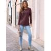 imageAUTOMET Womens Long Sleeve Shirts Casual Loose Fit Tops Fall Fashion Dressy Basic Trendy Outfits Clothes 2024Wine Red