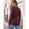 imageAUTOMET Womens Long Sleeve Shirts Casual Loose Fit Tops Fall Fashion Dressy Basic Trendy Outfits Clothes 2024Wine Red