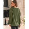 imageAUTOMET Womens Long Sleeve Shirts Lace Tops Business Casual Fall Fashion Outfits Clothes Knitted Y2k BlousesArmygreen