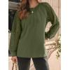 imageAUTOMET Womens Long Sleeve Shirts Lace Tops Business Casual Fall Fashion Outfits Clothes Knitted Y2k BlousesArmygreen