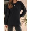 imageAUTOMET Womens Long Sleeve Shirts Lace Tops Business Casual Fall Fashion Outfits Clothes Knitted Y2k BlousesBlack