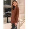 imageAUTOMET Womens Long Sleeve Shirts Lace Tops Business Casual Fall Fashion Outfits Clothes Knitted Y2k BlousesBrown