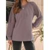 imageAUTOMET Womens Long Sleeve Shirts Lace Tops Business Casual Fall Fashion Outfits Clothes Knitted Y2k BlousesCoffee