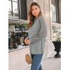 imageAUTOMET Womens Long Sleeve Shirts Lace Tops Business Casual Fall Fashion Outfits Clothes Knitted Y2k BlousesGrey