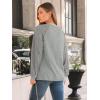 imageAUTOMET Womens Long Sleeve Shirts Lace Tops Business Casual Fall Fashion Outfits Clothes Knitted Y2k BlousesGrey