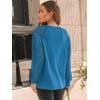 imageAUTOMET Womens Long Sleeve Shirts Lace Tops Business Casual Fall Fashion Outfits Clothes Knitted Y2k BlousesGreyblue