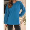 imageAUTOMET Womens Long Sleeve Shirts Lace Tops Business Casual Fall Fashion Outfits Clothes Knitted Y2k BlousesGreyblue