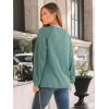 imageAUTOMET Womens Long Sleeve Shirts Lace Tops Business Casual Fall Fashion Outfits Clothes Knitted Y2k BlousesGreygreen