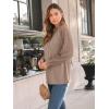 imageAUTOMET Womens Long Sleeve Shirts Lace Tops Business Casual Fall Fashion Outfits Clothes Knitted Y2k BlousesKhaki
