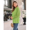 imageAUTOMET Womens Long Sleeve Shirts Lace Tops Business Casual Fall Fashion Outfits Clothes Knitted Y2k BlousesLightgreen