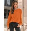 imageAUTOMET Womens Long Sleeve Shirts Lace Tops Business Casual Fall Fashion Outfits Clothes Knitted Y2k BlousesLightorange