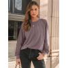 imageAUTOMET Womens Long Sleeve Shirts Lace Tops Business Casual Fall Fashion Outfits Clothes Knitted Y2k BlousesNutmeg