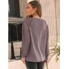 imageAUTOMET Womens Long Sleeve Shirts Lace Tops Business Casual Fall Fashion Outfits Clothes Knitted Y2k BlousesNutmeg