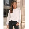 imageAUTOMET Womens Long Sleeve Shirts Lace Tops Business Casual Fall Fashion Outfits Clothes Knitted Y2k BlousesOatmeal