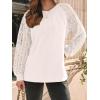 imageAUTOMET Womens Long Sleeve Shirts Lace Tops Business Casual Fall Fashion Outfits Clothes Knitted Y2k BlousesOatmeal