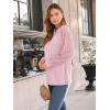 imageAUTOMET Womens Long Sleeve Shirts Lace Tops Business Casual Fall Fashion Outfits Clothes Knitted Y2k BlousesPink