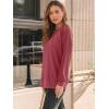 imageAUTOMET Womens Long Sleeve Shirts Lace Tops Business Casual Fall Fashion Outfits Clothes Knitted Y2k BlousesRust