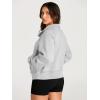 imageAUTOMET Womens Sweatshirts Half Zip Cropped Pullover Fleece Quarter Zipper Hoodies 2025 Fall Fashion Outfits ClothesGrey