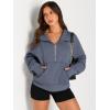 imageAUTOMET Womens Sweatshirts Half Zip Cropped Pullover Fleece Quarter Zipper Hoodies 2025 Fall Fashion Outfits ClothesGreyblue