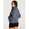 imageAUTOMET Womens Sweatshirts Half Zip Cropped Pullover Fleece Quarter Zipper Hoodies 2025 Fall Fashion Outfits ClothesGreyblue