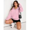 imageAUTOMET Womens Sweatshirts Half Zip Cropped Pullover Fleece Quarter Zipper Hoodies 2025 Fall Fashion Outfits ClothesLightpink