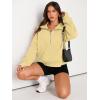 imageAUTOMET Womens Sweatshirts Half Zip Cropped Pullover Fleece Quarter Zipper Hoodies 2025 Fall Fashion Outfits ClothesLightyellow