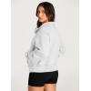 imageAUTOMET Womens Sweatshirts Half Zip Cropped Pullover Fleece Quarter Zipper Hoodies 2025 Fall Fashion Outfits ClothesWhite