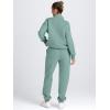 imageAUTOMET Womens Sweatsuits 2 Piece Outfits Long Sleeve Half Zip Pullover and Baggy Sweatpants with PocketsLake