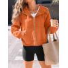 imageAUTOMET Womens Zip Up Hoodies Fleece Jackets Oversized Sweatshirts Fall Fashion Outfits 2025 Sweaters Winter ClothesOrange