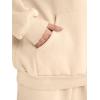 imageAUTOMET Womens 2 Piece Outfits Lounge Hoodie Sweatsuit Sets Oversized Sweatshirt Baggy Fall Fashion Sweatpants with PocketsApricot
