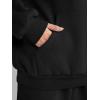 imageAUTOMET Womens 2 Piece Outfits Lounge Hoodie Sweatsuit Sets Oversized Sweatshirt Baggy Fall Fashion Sweatpants with PocketsBlack
