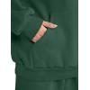 imageAUTOMET Womens 2 Piece Outfits Lounge Hoodie Sweatsuit Sets Oversized Sweatshirt Baggy Fall Fashion Sweatpants with PocketsDarkgreen