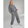 imageAUTOMET Womens 2 Piece Outfits Lounge Hoodie Sweatsuit Sets Oversized Sweatshirt Baggy Fall Fashion Sweatpants with PocketsDarkgrey