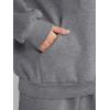 imageAUTOMET Womens 2 Piece Outfits Lounge Hoodie Sweatsuit Sets Oversized Sweatshirt Baggy Fall Fashion Sweatpants with PocketsDarkgrey