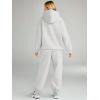 imageAUTOMET Womens 2 Piece Outfits Lounge Hoodie Sweatsuit Sets Oversized Sweatshirt Baggy Fall Fashion Sweatpants with PocketsGrey