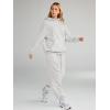 imageAUTOMET Womens 2 Piece Outfits Lounge Hoodie Sweatsuit Sets Oversized Sweatshirt Baggy Fall Fashion Sweatpants with PocketsGrey