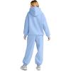 imageAUTOMET Womens 2 Piece Outfits Lounge Hoodie Sweatsuit Sets Oversized Sweatshirt Baggy Fall Fashion Sweatpants with PocketsLightblue