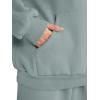 imageAUTOMET Womens 2 Piece Outfits Lounge Hoodie Sweatsuit Sets Oversized Sweatshirt Baggy Fall Fashion Sweatpants with PocketsLightgreen