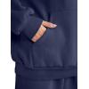 imageAUTOMET Womens 2 Piece Outfits Lounge Hoodie Sweatsuit Sets Oversized Sweatshirt Baggy Fall Fashion Sweatpants with PocketsNavy