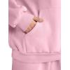 imageAUTOMET Womens 2 Piece Outfits Lounge Hoodie Sweatsuit Sets Oversized Sweatshirt Baggy Fall Fashion Sweatpants with PocketsPalepink